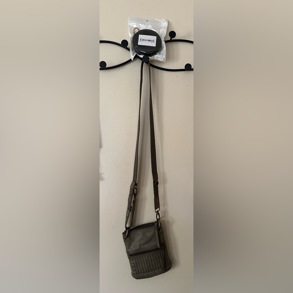 The Sak Crossbody Purse and Black Pouch